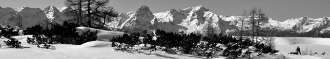 Panorama Hinterstoder b&w